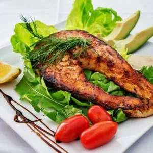 Saumon grillé